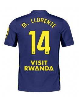 Atletico Madrid Marcos Llorente #14 Replika Borta Kläder 2025-26 Kortärmad